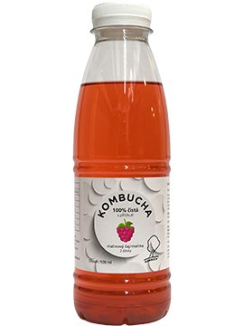 Kombucha – Malinový čaj s příchutí maliny