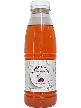 Kombucha – Malinový čaj s příchutí višně
