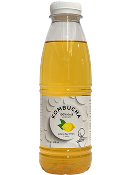Kombucha – Zelený čaj s příchutí citronu