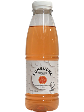 Kombucha – Malinový čaj s příchutí grapefruitu