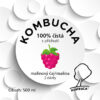 Kombucha – Malinový čaj s příchutí maliny - etiketa