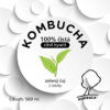 Kombucha – Zelený čaj silně kyselá - etiketa